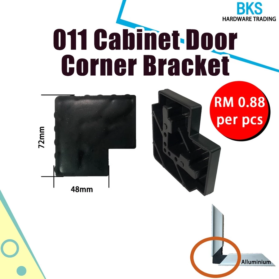 011 Cabinet Door Corner Bracket