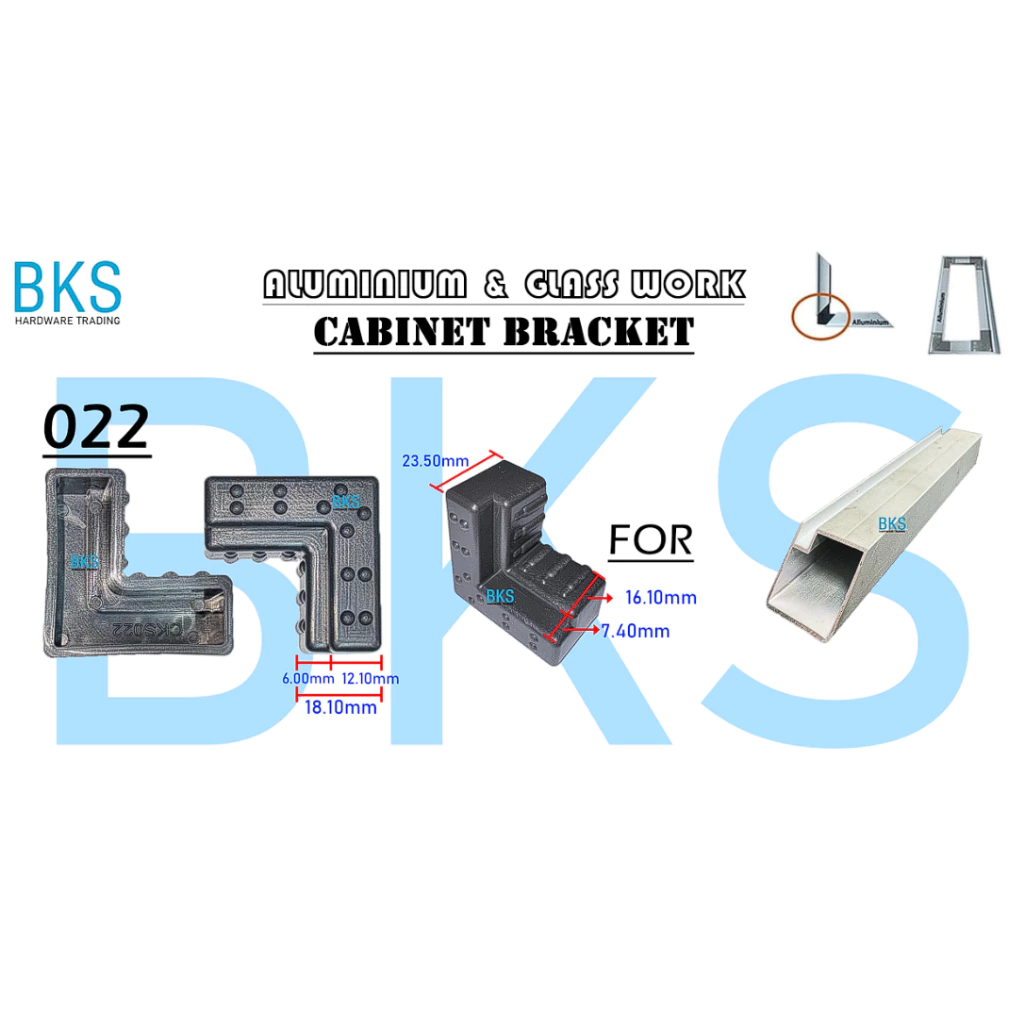 022 Cabinet Door Corner Bracket