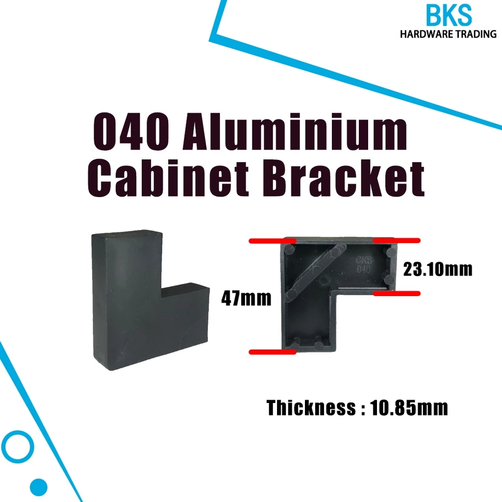 040 Cabinet Door Corner Bracket