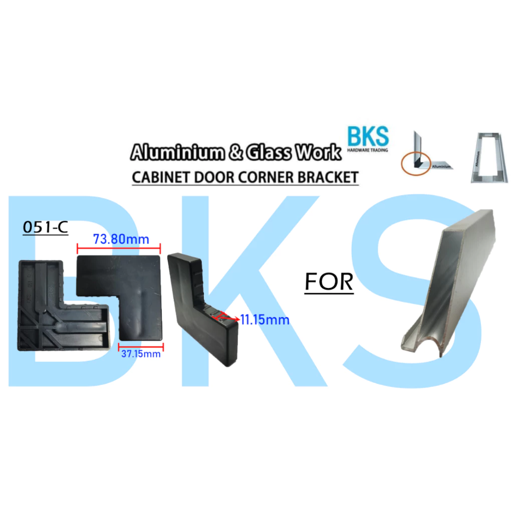 051 Cabinet Door Corner Bracket