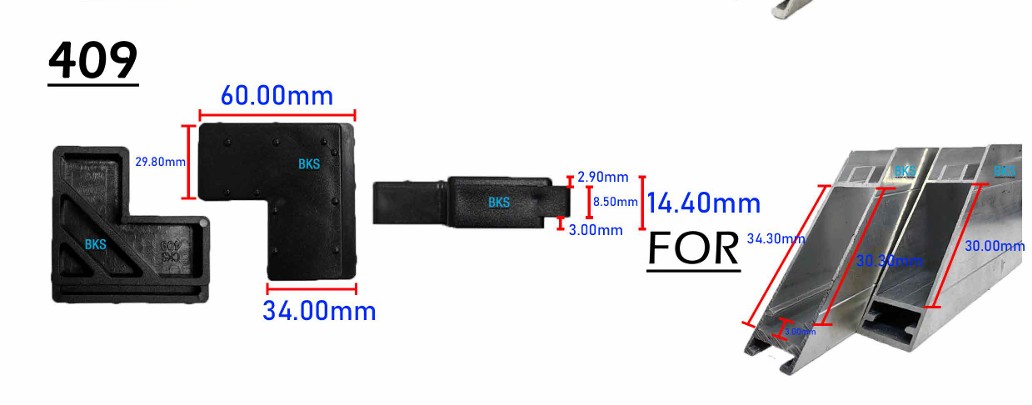 409 Cabinet Door Corner Bracket