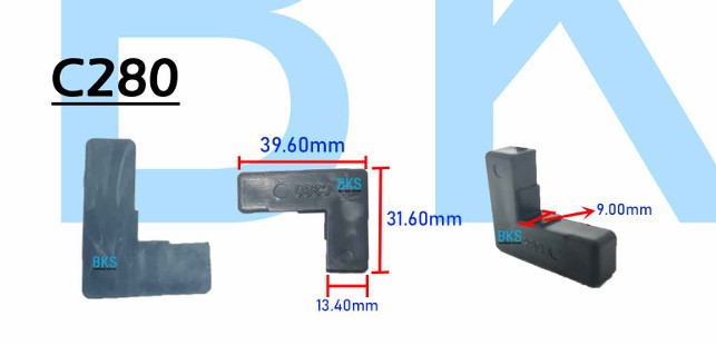 C280 Cabinet Door Corner Bracket